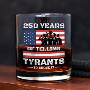 250 Years USA 250th Anniversary America Celebration Whiskey Glass CH07 896746