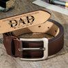 Custom Kid Names This Belt Belongs To The World’s Best Dad Leather Belt - Personalized Gift for Father LM32 899789