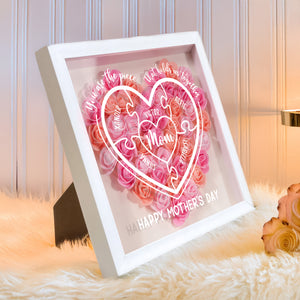 You Are The Piece That Hold Us Together - Personalized Flower Shadow Box Mother's Day Gift CH07 895468