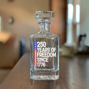 250 Years Of Freedom 250th Birthday America Flag 4th Of July Decanter HO82 894802