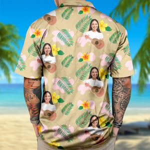 Custom Photo Funny Face Aloha Hawaii Shirt TH10 892745