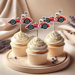 Custom Face Facing Party Cupcake Toppers Personalised Birthday Gift Party Decor HO82 893578