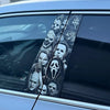 Horror Movie Villains Car Window Decal, Scary Halloween B Pillar Sticker LM32 670053