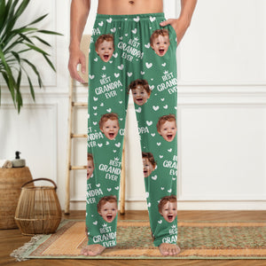Custom Cute Photo Best Dad Ever Pattern Sweatpants For Family LM32 893691