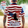 Personalized 250 Years of Freedom Flag, 1776–2026 Eagle Betsy Hawaii Shirt HO82 901202