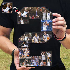 The Photo Collage And Wood Frame For Seniors And Birthdays For Basket Ball Lover TH10 896511