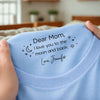 I Love You To The Moon And Back - Personalized Neck Print Back Shirt HO82 901696