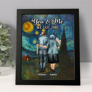You & Me We Got This Starry Night Personalized Picture Frame Anniversary Gifts For Couple CH07 896492