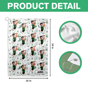 Custom Funny Photo Golf Towel For Golf-Loving LM32 893831