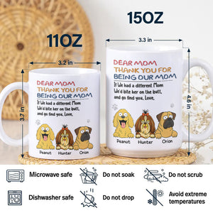 Thank You For Being Our Mom Dog Lover Mug TH10 892699