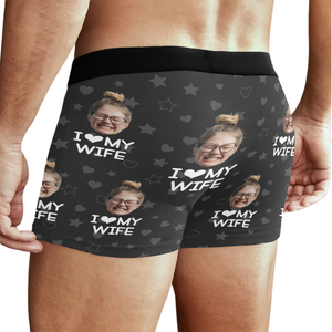 Custom Photo I Love My Girlfriend Boyfriend Boxer Valentines Gift For Him Her Husband Wife HO82 900708