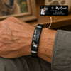 Custom Couple Photo Wristband Bracelet Couple Gift, Anniversary Gift, Meaningful Gift LM32 669637