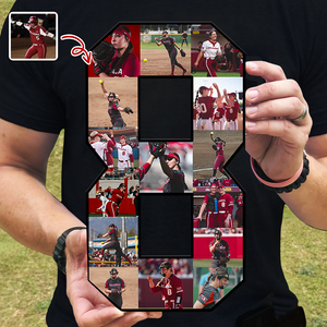 The Photo Collage And Wood Frame For Seniors And Birthdays For Softball Lover TH10 896515
