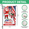 Custom Family Name We Wish You Ameri Christmas Garden Flag TH10 171065