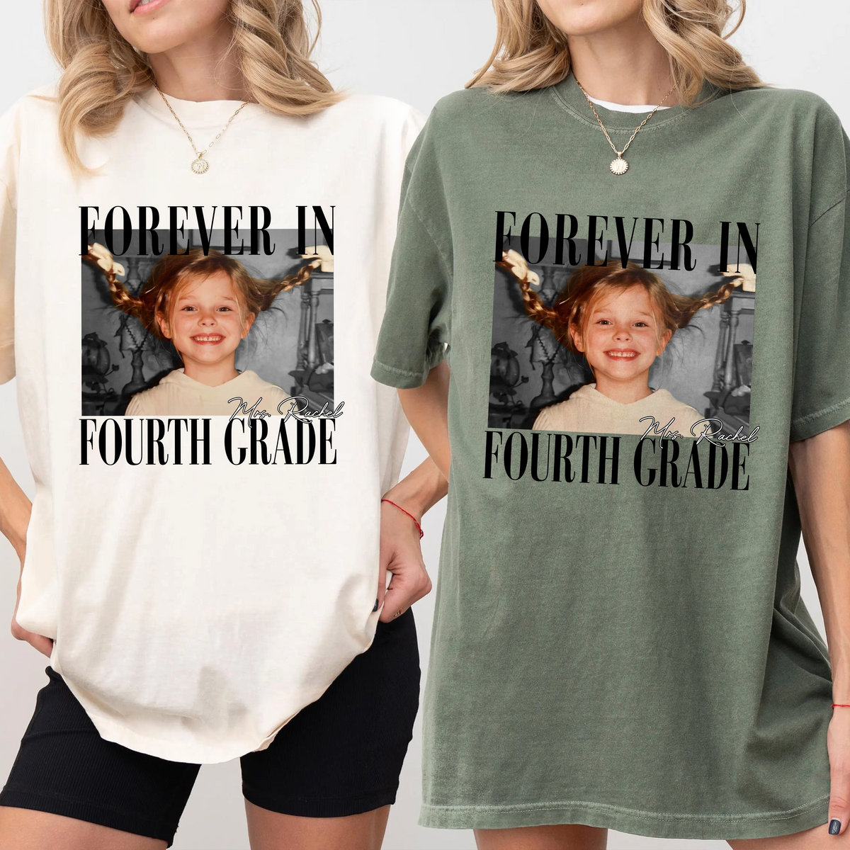 Custom Photo Forever In Kindergarten Comfort Shirt CH07 911920