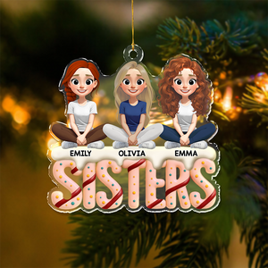 Personalized Sister For Life Acrylic Ornament TH10 896423