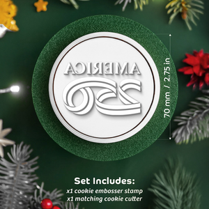 America 250 Years 1776-2026 Semiquincentennial Cookie Stamp HO82 900664