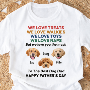 Custom Photo Love You The Most Version 2 - Personalized Bright Shirt HO82 894080