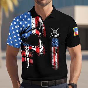 Never Underestimate An Old Man With A Golf Club Custom Name Polo Shirt For Golf Lovers CH07 899946