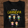Personalized This Daddy Belongs To Dark Shirt Funny Father’s Day Gift HA75 921408