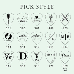 Personalized Metal Guitar Capo with Wood Grain, Custom Message, Engraved Guitar Pick, Birthday Gift, Fathers days Gift for Guitarists LM32 897585