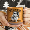 Custom Retro Senior Mom 2027 Pottery Mug - Personalized Class of 2027 Gift, Proud Family Gift HA75 922084