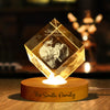 Custom Photo You And Me We Got This Couple Engraved Crystal Photo With Light HA75 898208