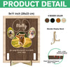 Custom Photo Your Pawprints Are Forever On Our Hearts Memorial 2-Layers Wooden Collar Frame LM32 893787