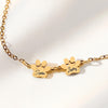 Personalized Pet Name Paw Print Bracelet, Minimalist Dog Cat Paw Jewelry LM32 669429