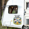Personalized Welcome To Our Campsite RV Decal Sticker For Camper TH10 170349