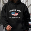 Charlie Kirk - His Voice Lives On Dark Shirt LM32 65461