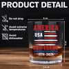 250 Years Semiquincentennial Whiskey Glass TH10 894671