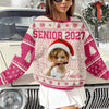 Custom Photo Senior 2027 Graduation Ugly Christmas Sweater LM32 669911