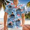 Custom Funny Golfer Face Tropical Hawaiian Shirt - Personalized Gift for Golfer LM32 897489