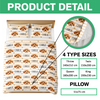 Custom Photo Dog Cat With Paw Bedding Set Gift for Pet Lovers TH10 171015