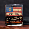 America 250th Birthday US Flag 250 Years We The People Whiskey Glass HO82 894632