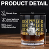 Personalized Vintage Photo Best Dad Mom Ever Whiskey Glass CH07 911518