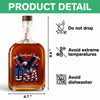 Faith, Family & Freedom 250 Years of America Patriotic Whiskey Bottle LM32 897357