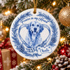 Custom Dog Photo Forever In My Heart Memorial Ceramic Ornament HA75 919188