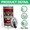 Custom Name 250 Years of Freedom America 1776–2026 Anniversary Fat Tumbler CH07 910552