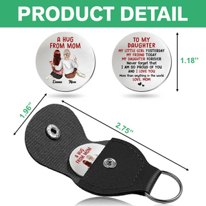 Personalized A Hug From Mom Pocket Hug Birthday Gifts for Mom, Daughter HO82 900492