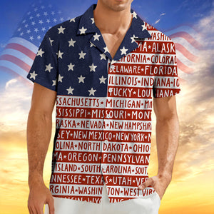 America State Hawaiian Shirt TH10 896385