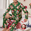 Custom Funny Family Face With Christmas Pattern Pajamas HA75 892792
