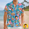 Custom Face Photo Tropical Aloha Hawaii Shirt TH10 169449