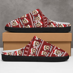 Custom Pet Photo Slipper - Christmas Gift For Dog And Cat Lovers TH10 894451