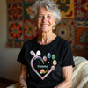 Grandma Easter Heart With Grandkids Bunny Dark Sweatshirt Personalized Gift HO82 893538