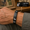 Custom Couple Photo Wristband Bracelet Couple Gift, Anniversary Gift, Meaningful Gift LM32 669637