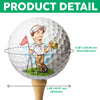 Custom Funny Face If Found Please Hit Better Unique Golf Ball LM32 893547