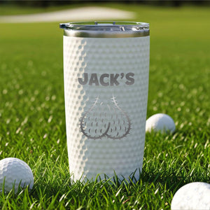 Personalized Gifts for Men, Funny Gift White Golf Tumbler, Gift for Golf Lovers LM32 897593