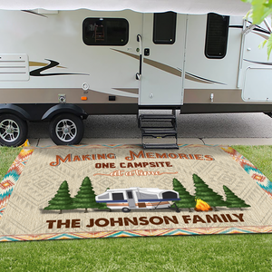 Making Memories One Campsite At A Time For Camper Patio Mat TH10 894153